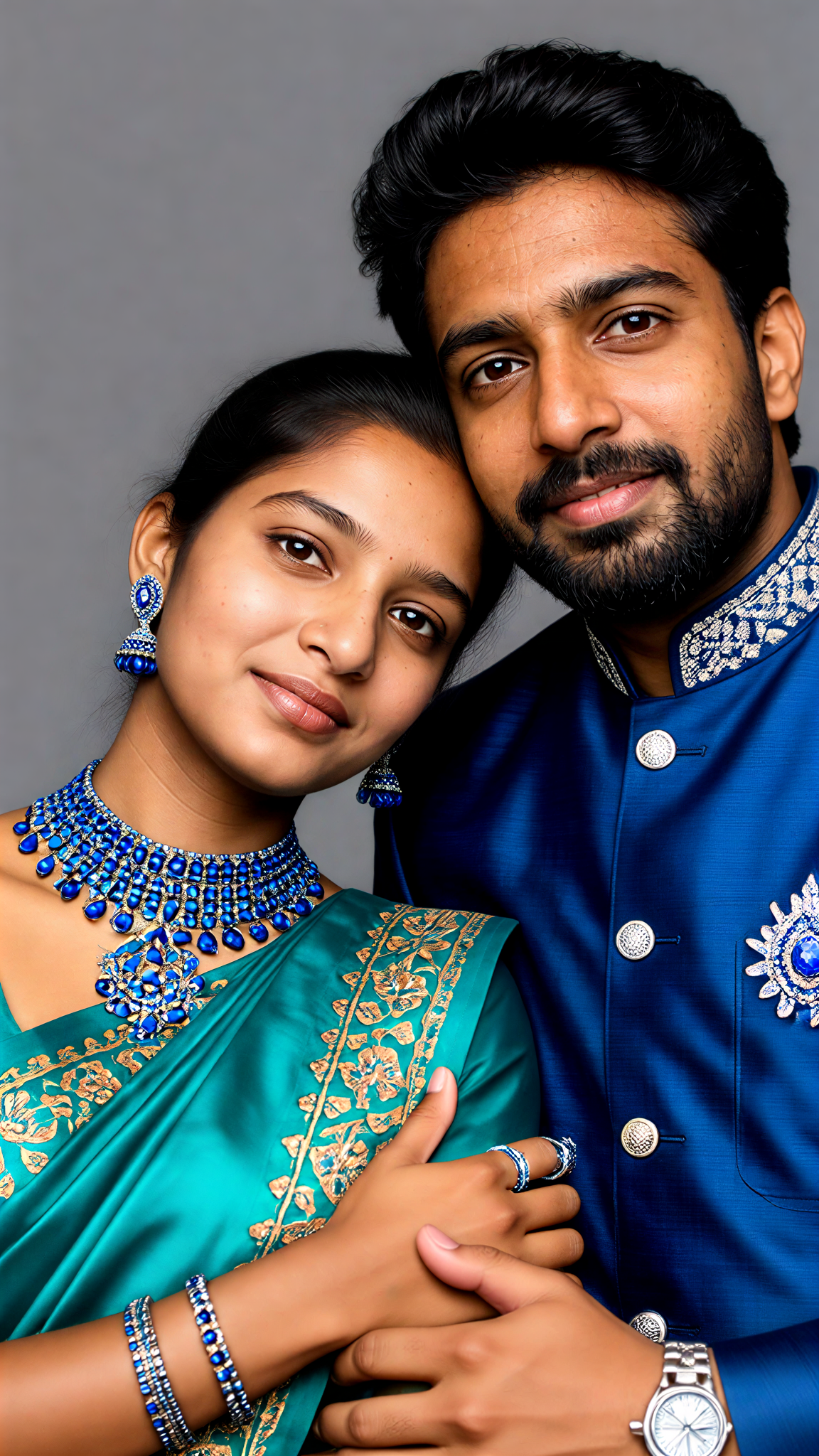 Sapphire Shoulder Couple image