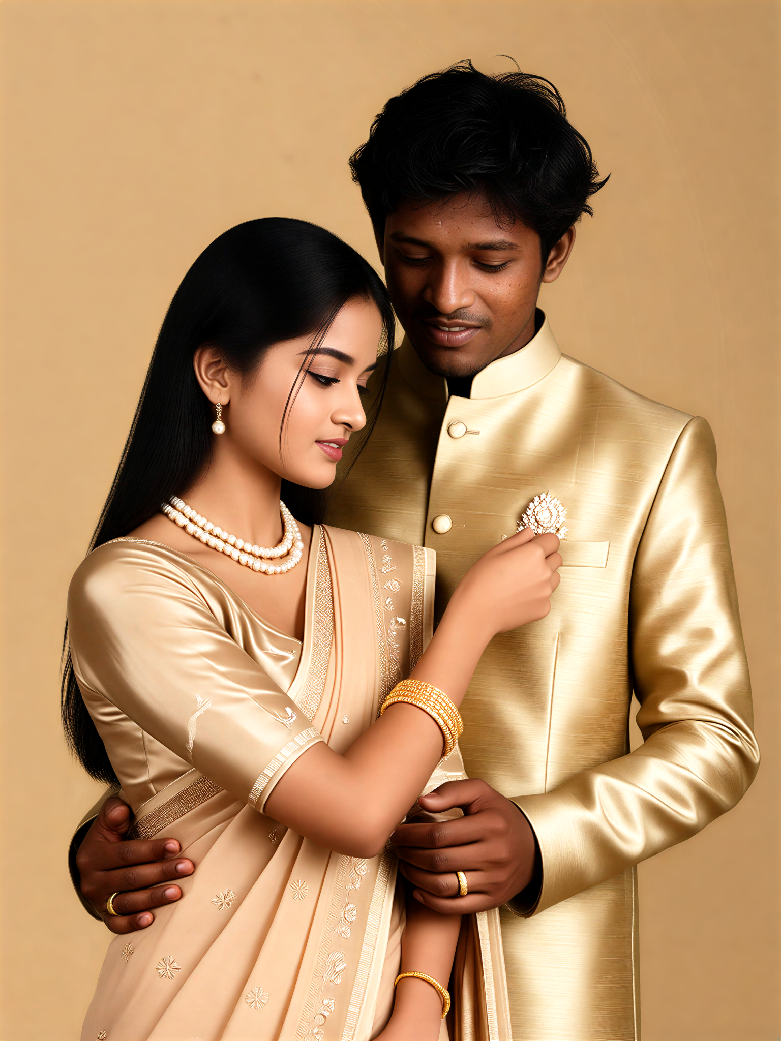 Champagne Brooch Moment image