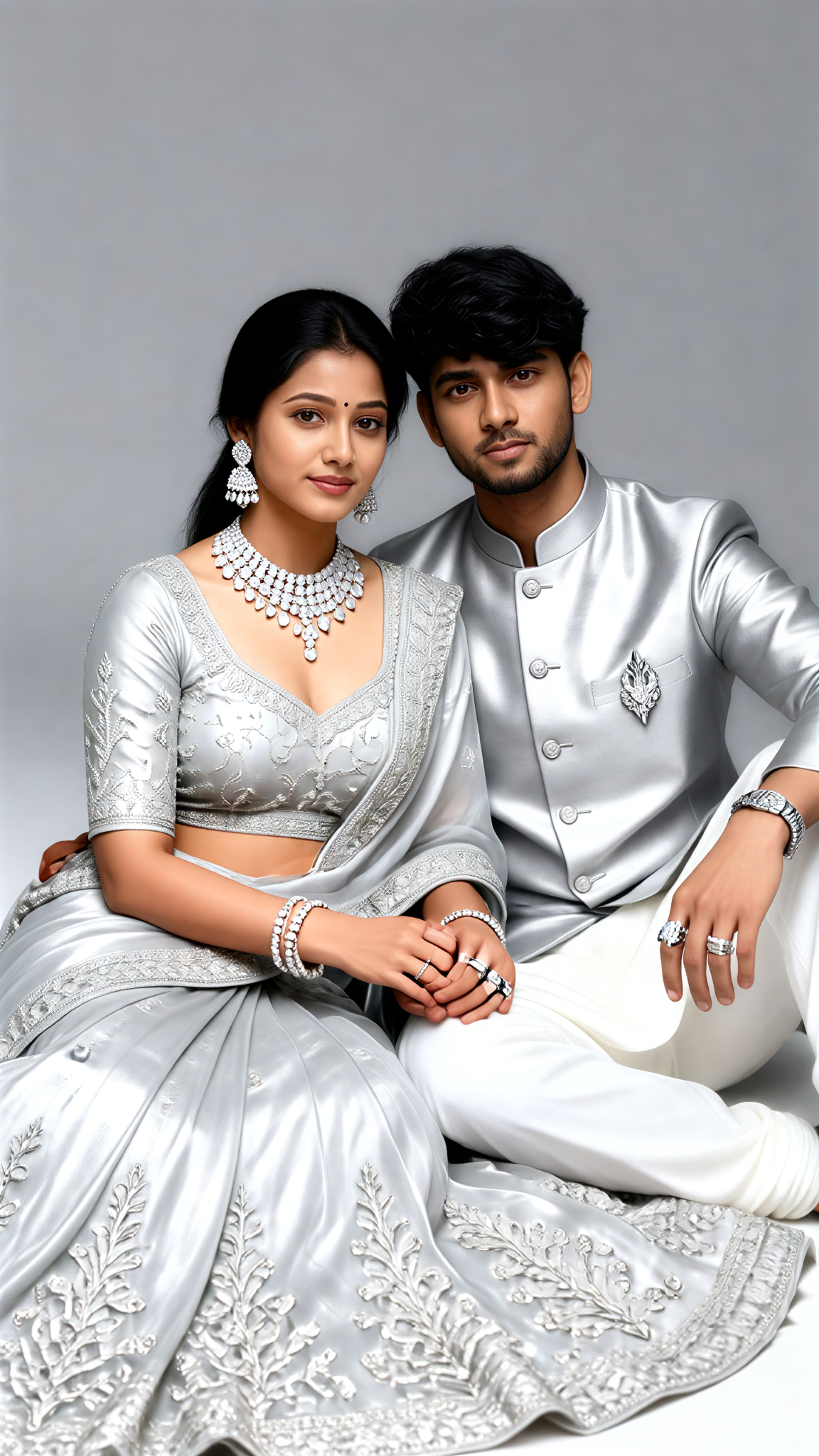 Silver Floor Couple image