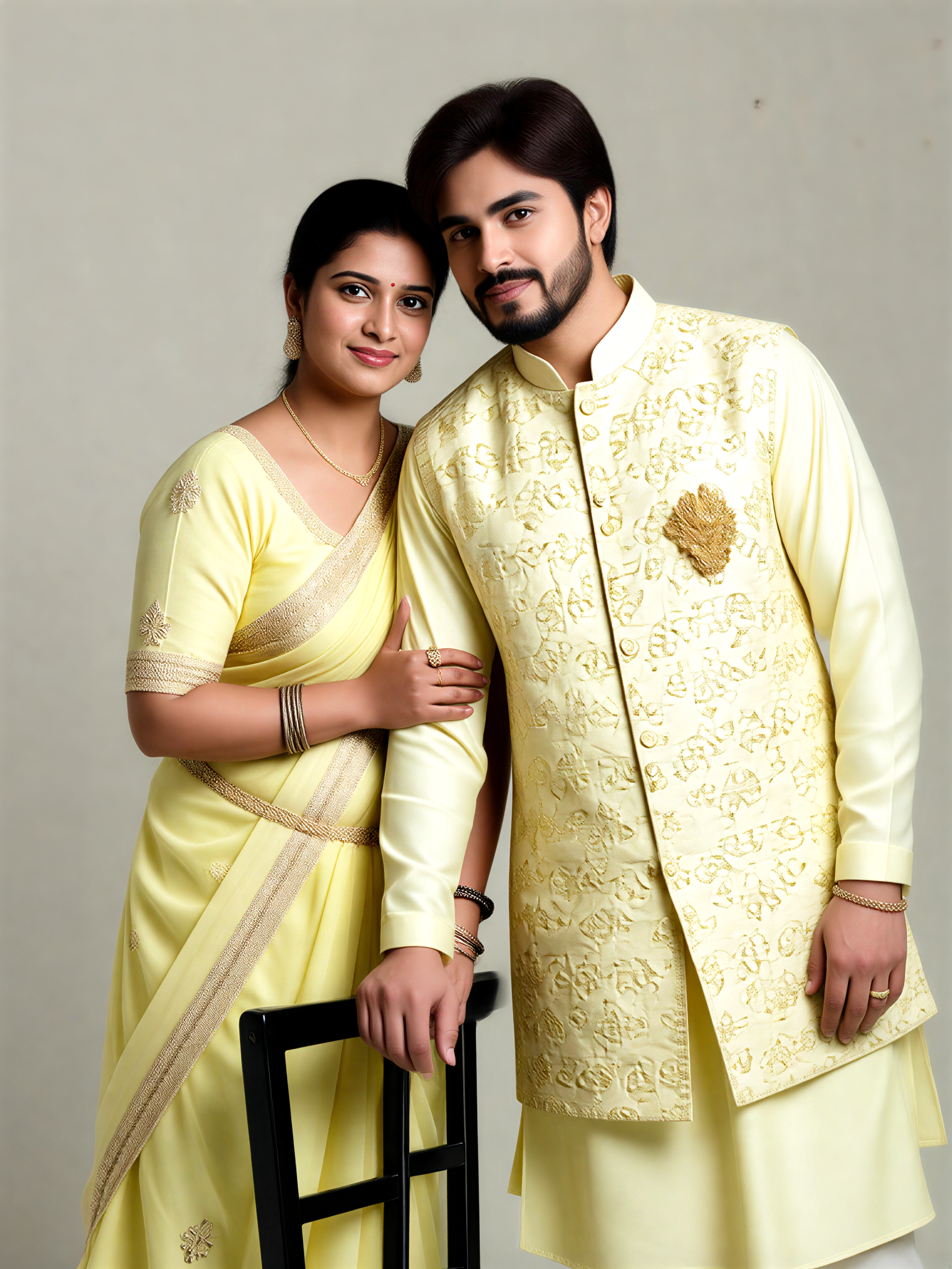 Cream Chair Couple image