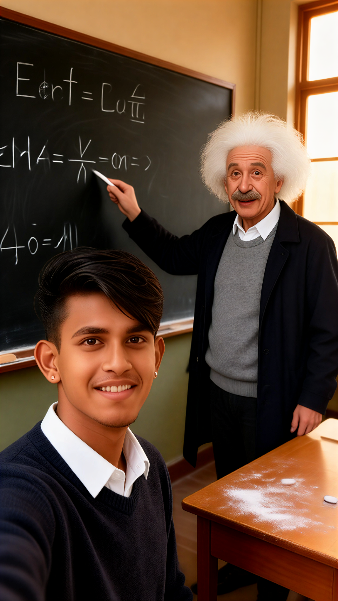 Einstein Blackboard image
