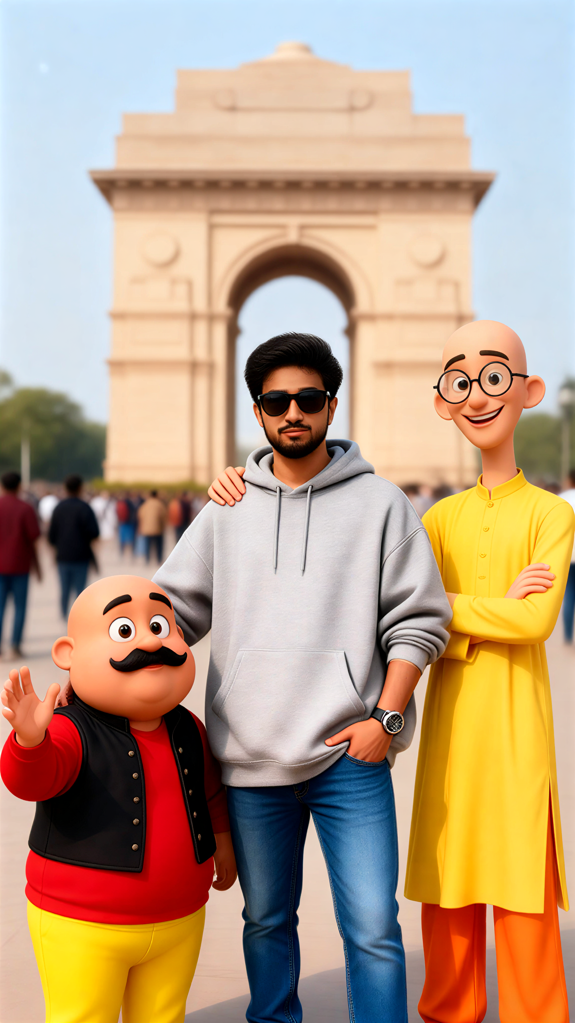 Motu Patlu Gate Selfie image