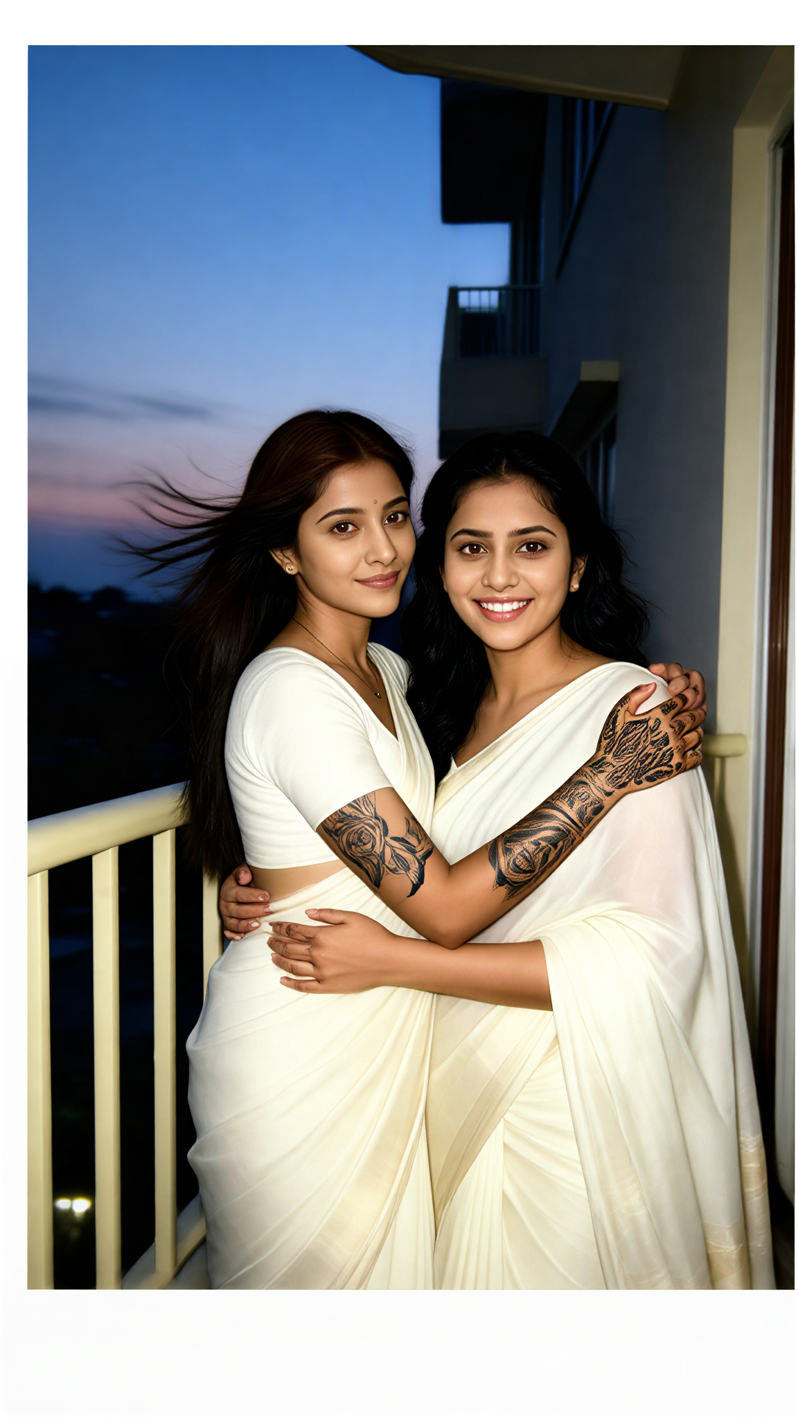Balcony Sister Hug image
