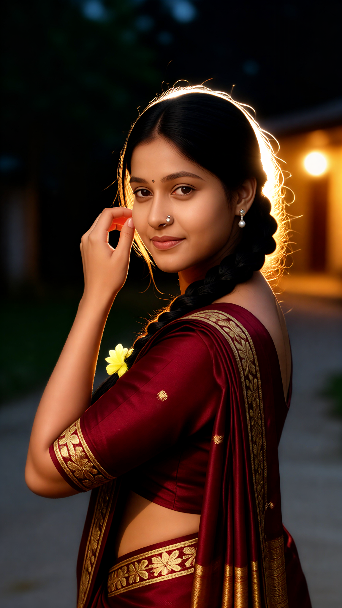 Warm Backlight Girl image