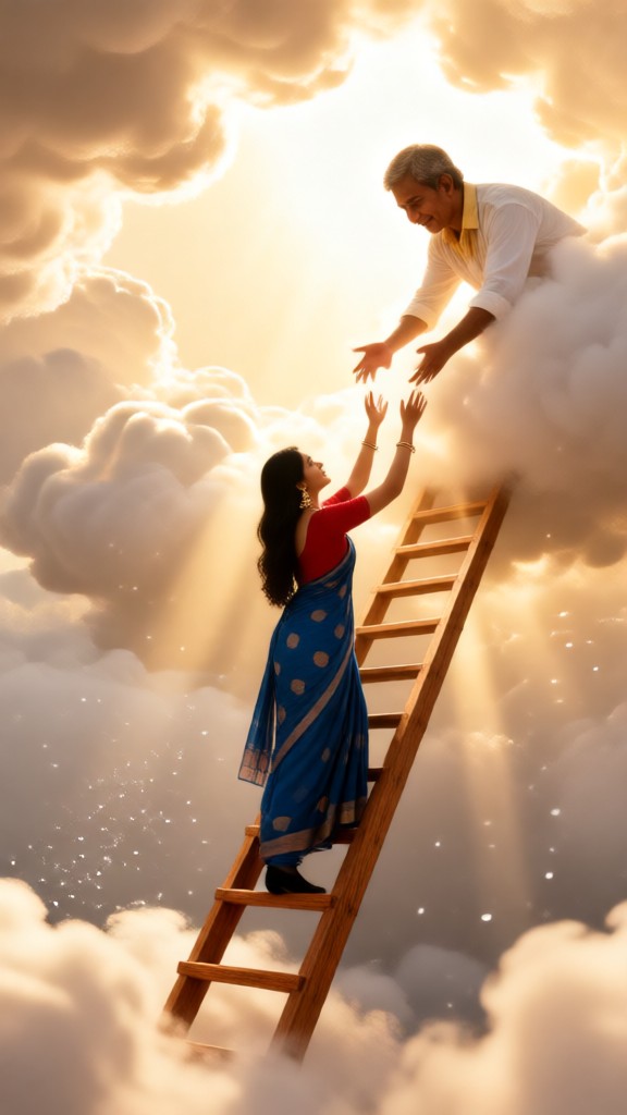 Embrace in the Clouds image