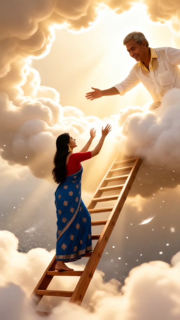 Embrace in the Clouds image