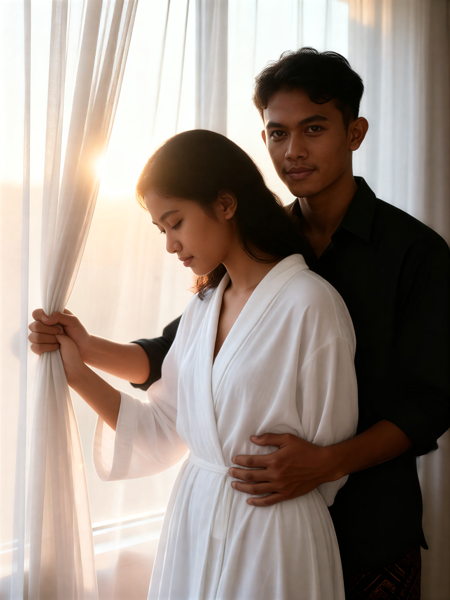 Curtain Back Hug image