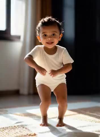 cute baby dance  image