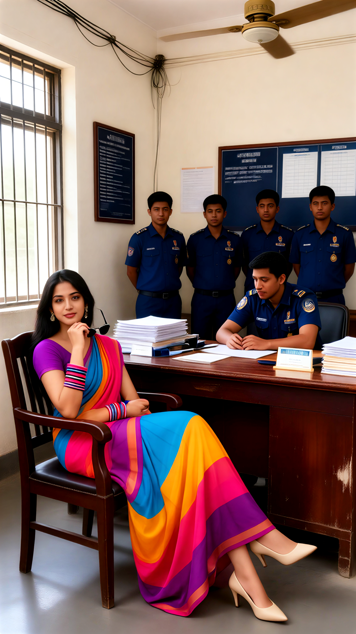 The Female Boss of the Bollywood Police Department image