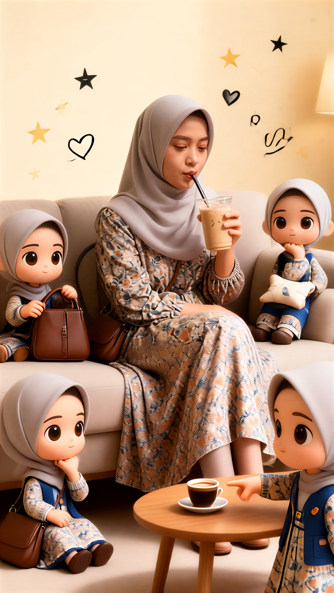Hijab Family Warmth image