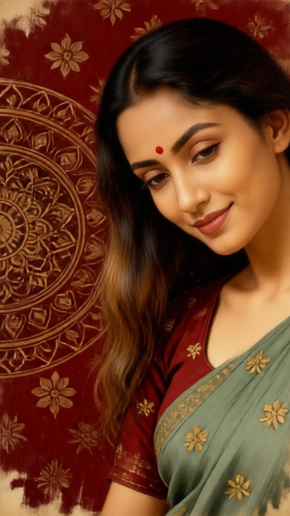 Classical Pattern Portrait image