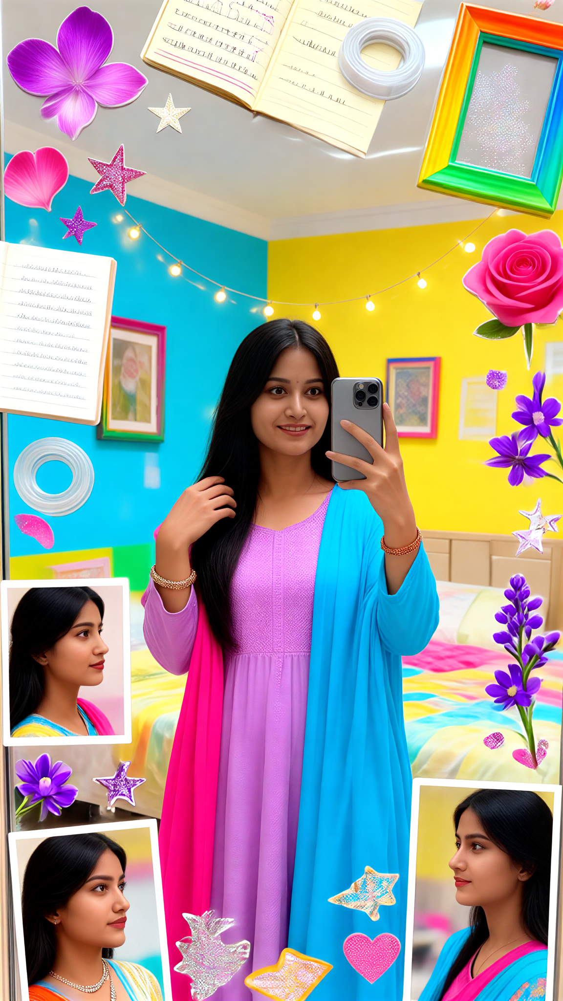 Mirror Sticker Petals image
