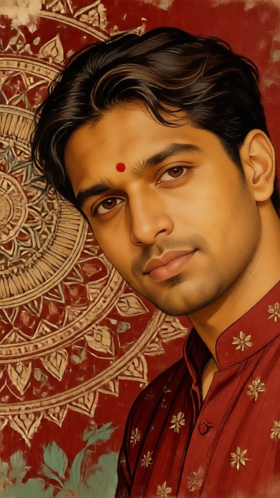 Classical Pattern Portrait image