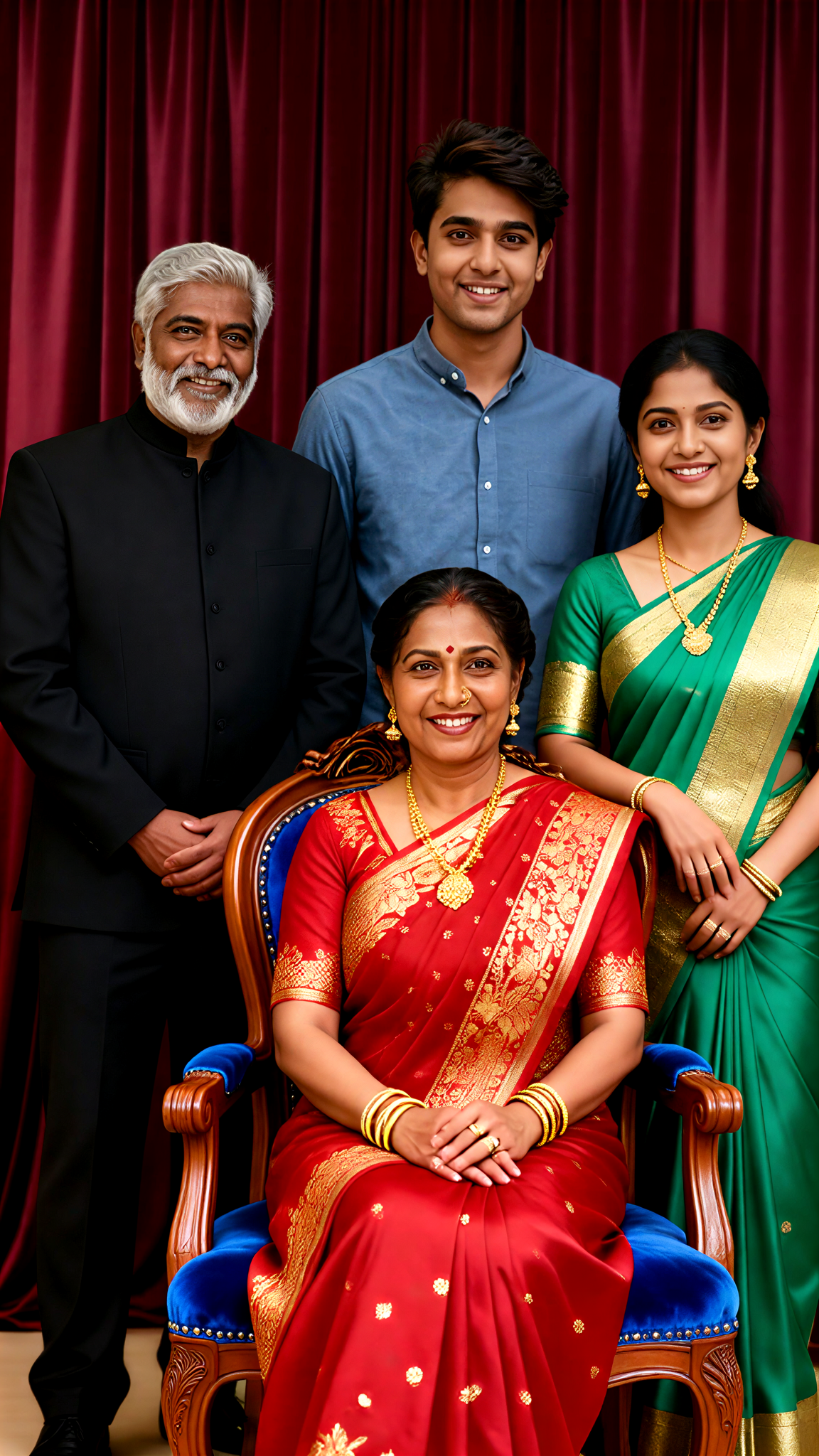 A family of four image