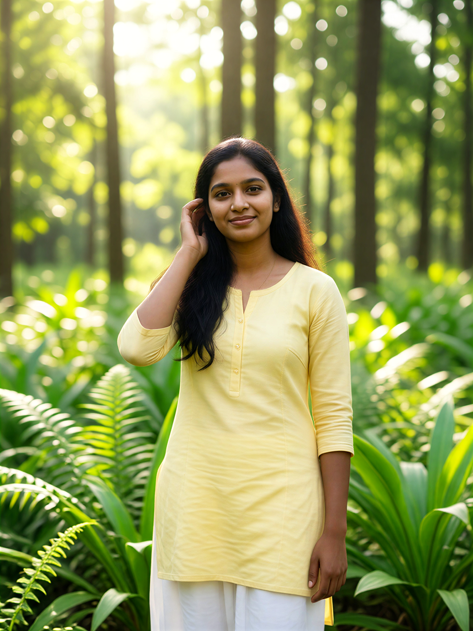 Yellow Kurti Forest image