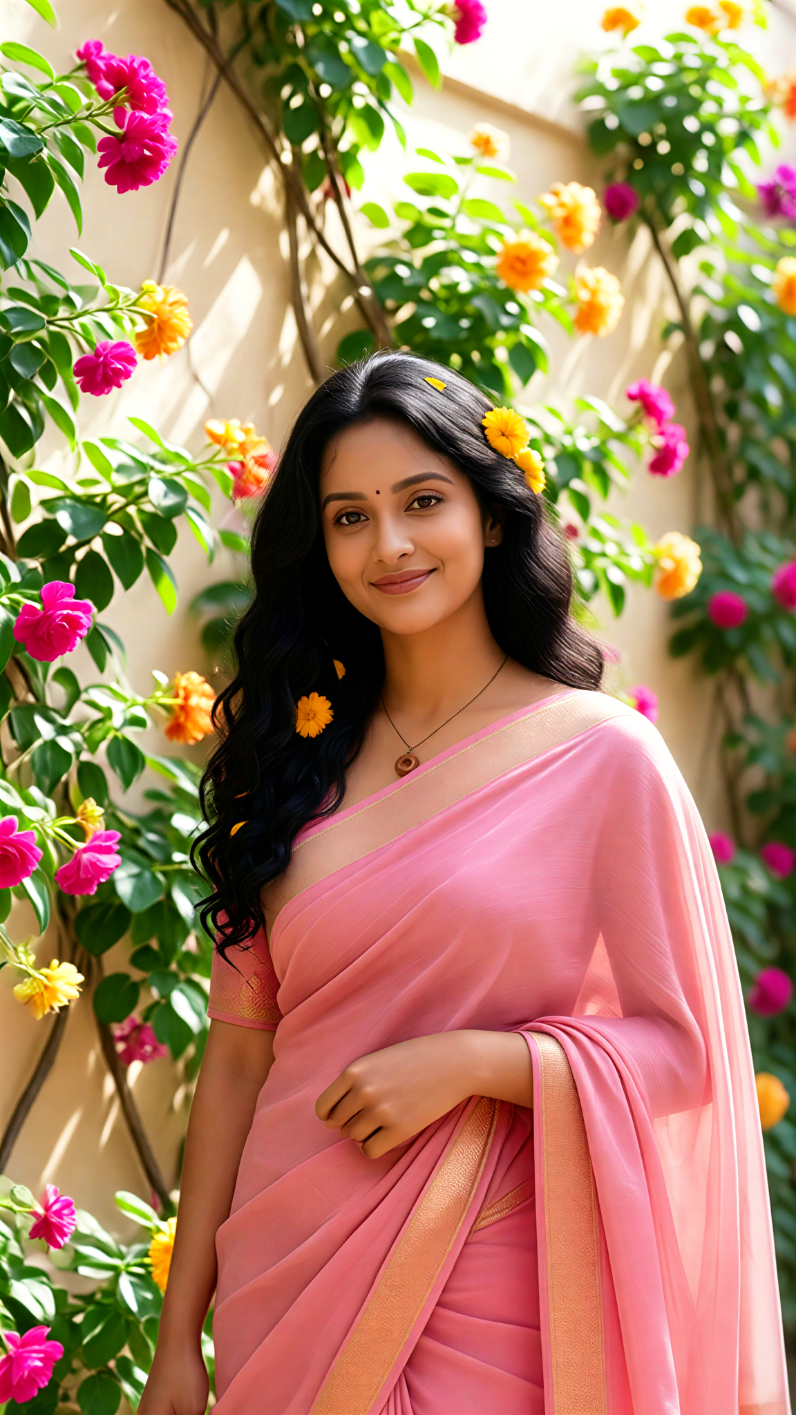 Soft Sari Girl image