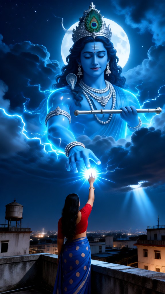 Sky Lord Krishna image