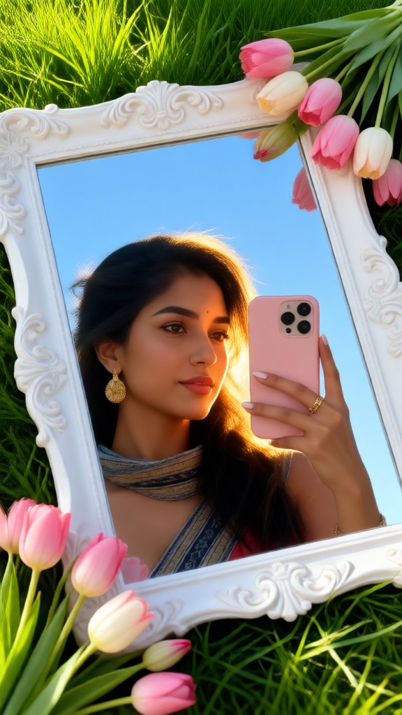Tulip Mirror Selfie image