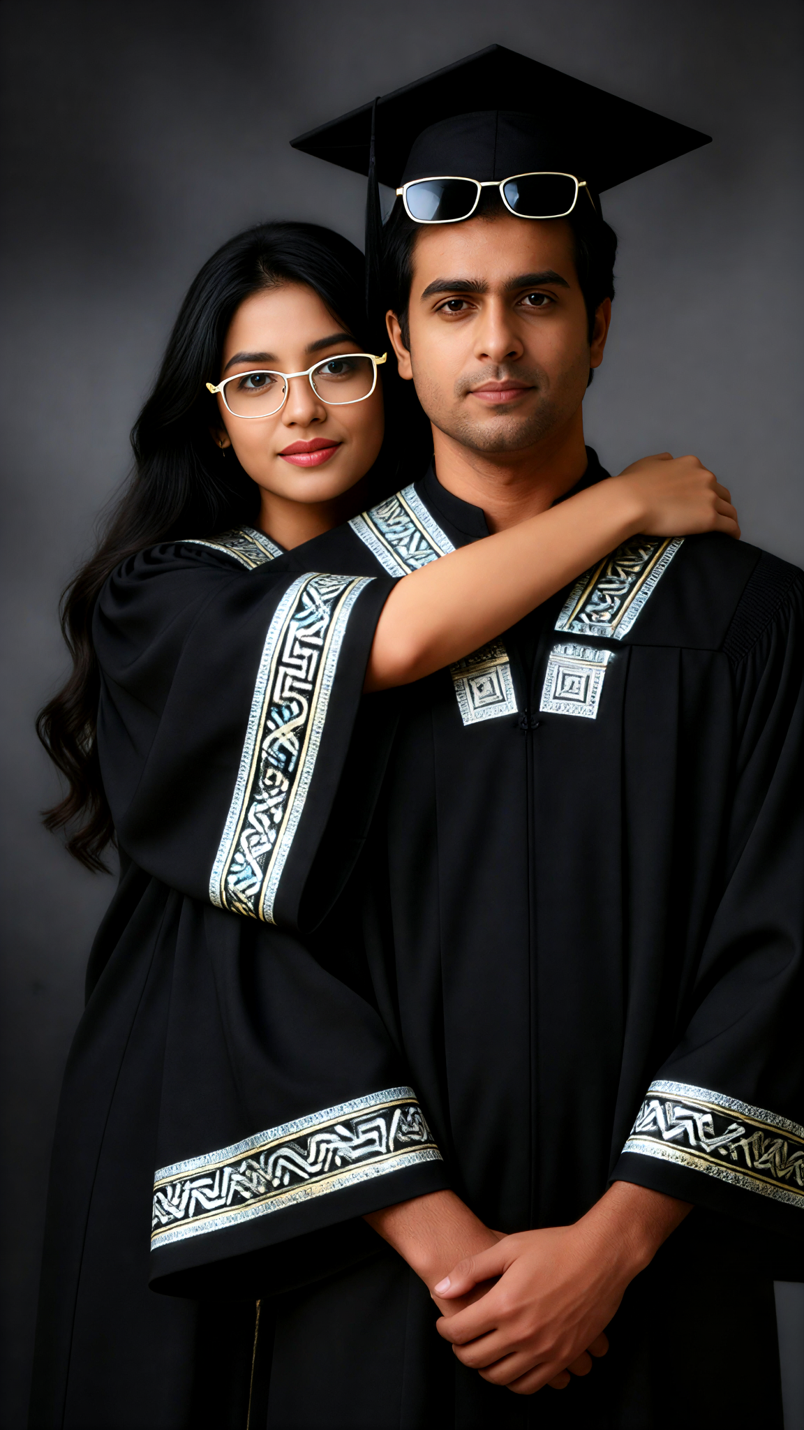 Couple's Graduation Photoshoot image