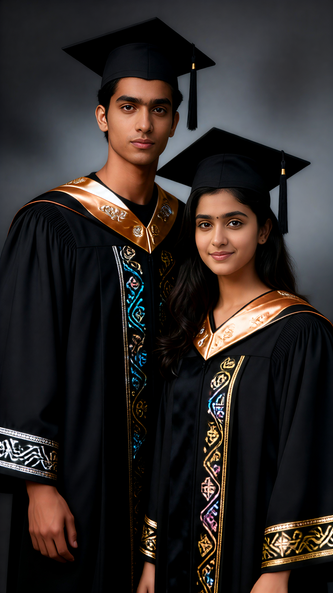 Couple's Graduation Photoshoot image