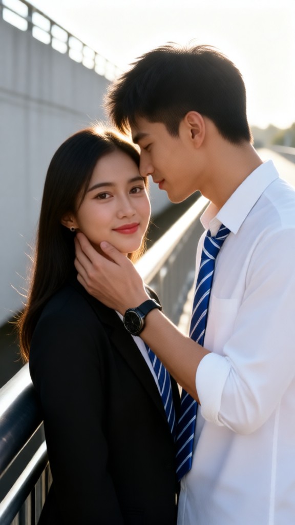 School couple-02 image