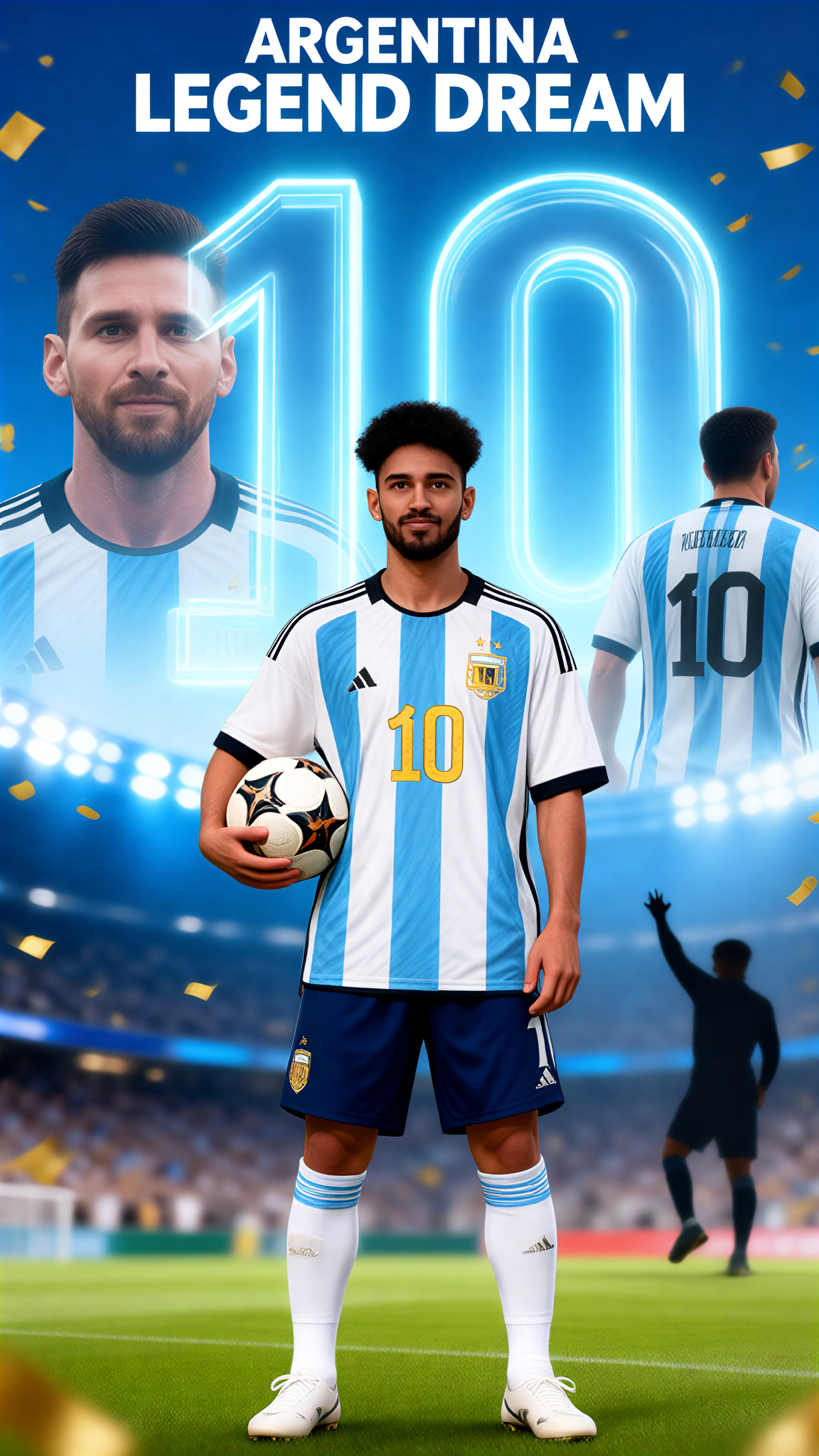 Messi Legend Background image