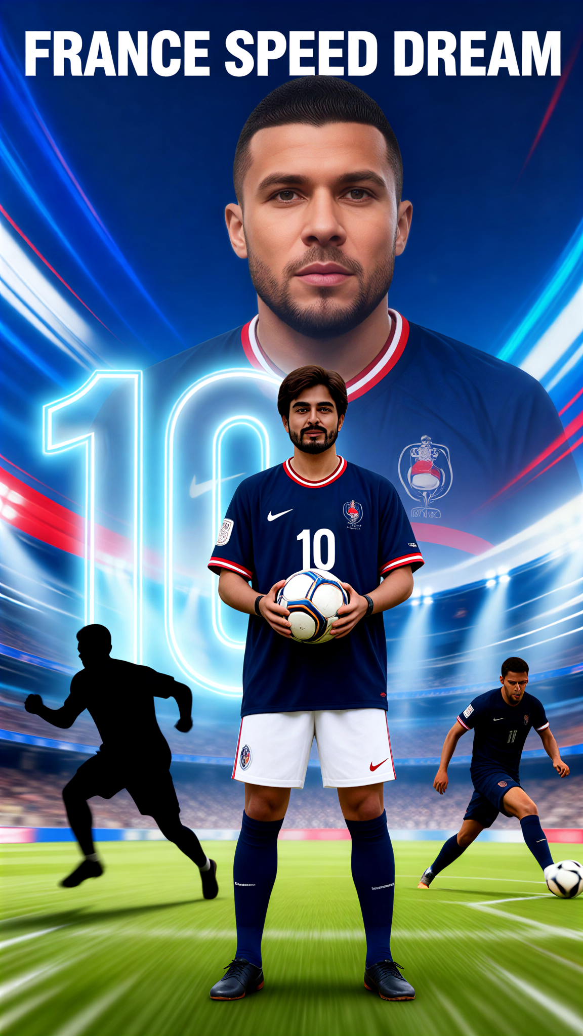 Mbappe Speed Background image