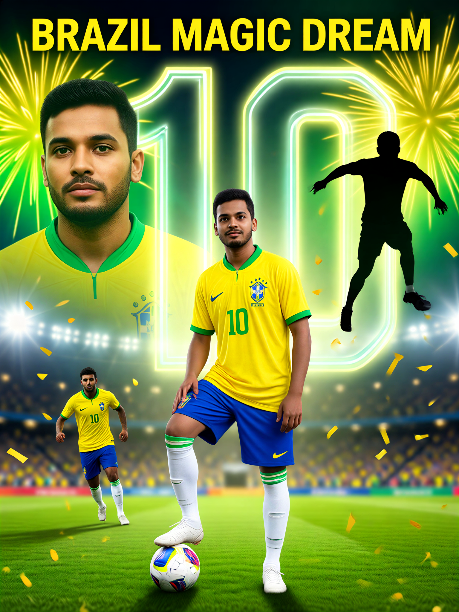 Neymar Magic Background image