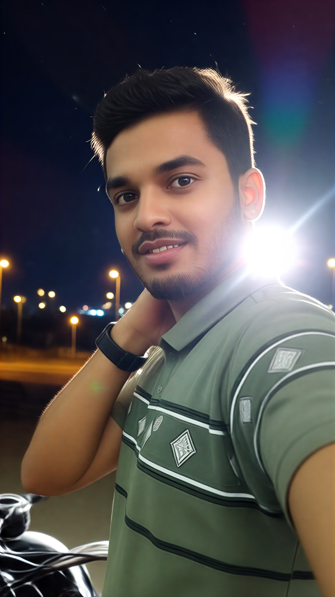 Cool Flash Selfie image