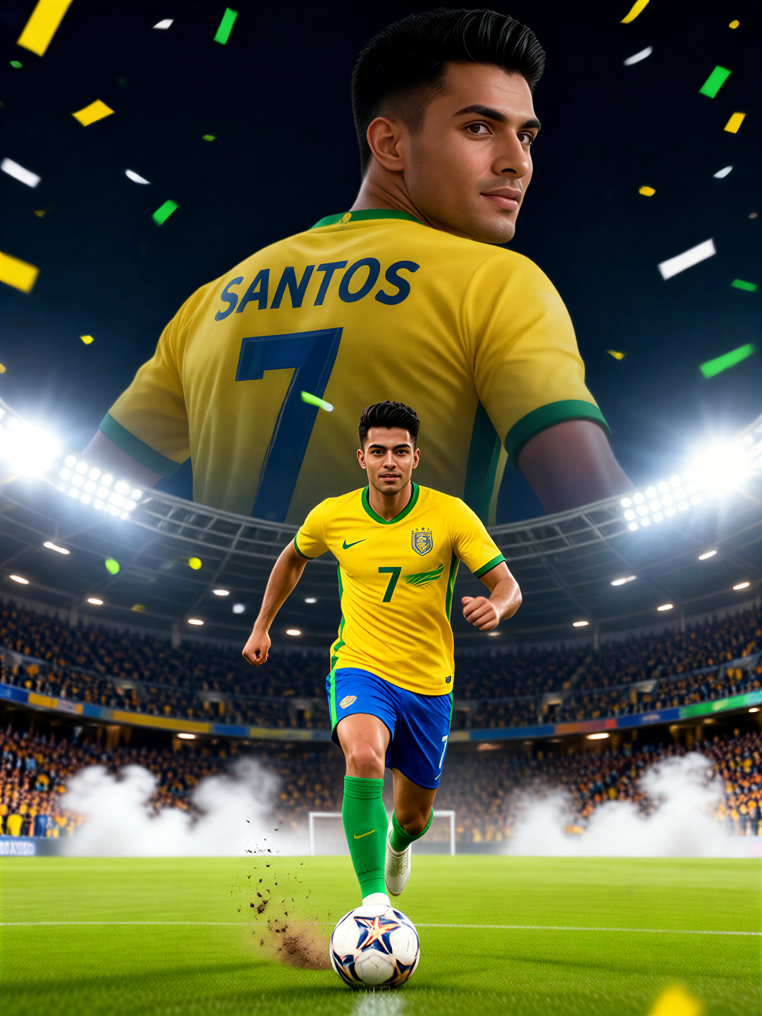 Yellow Champion Jersey Superstar Poster image
