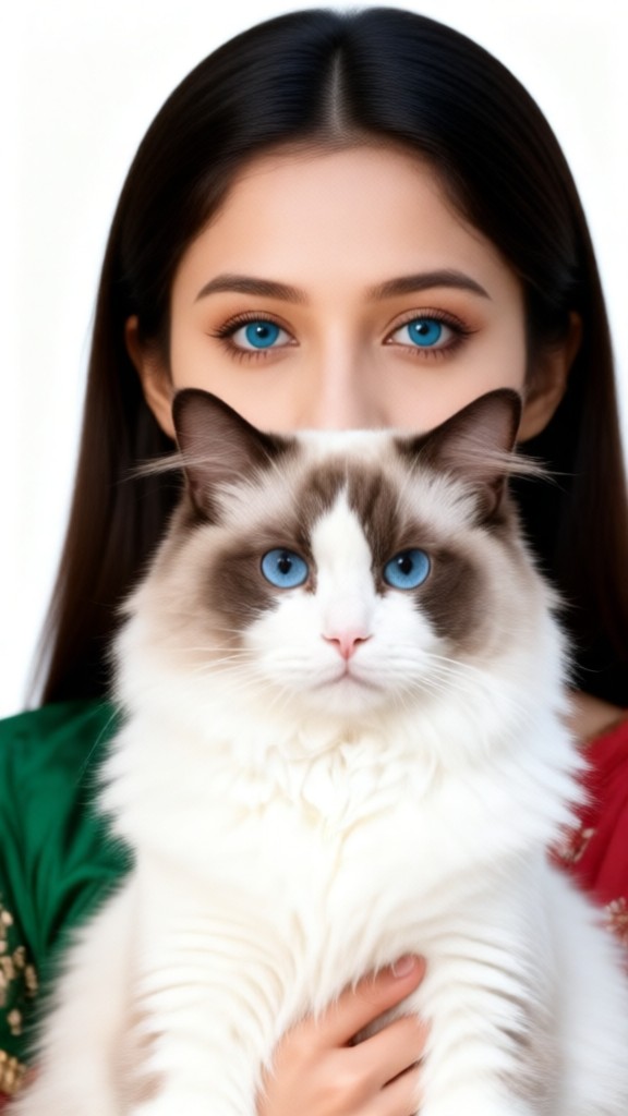 a kitten with eyes of the same color image
