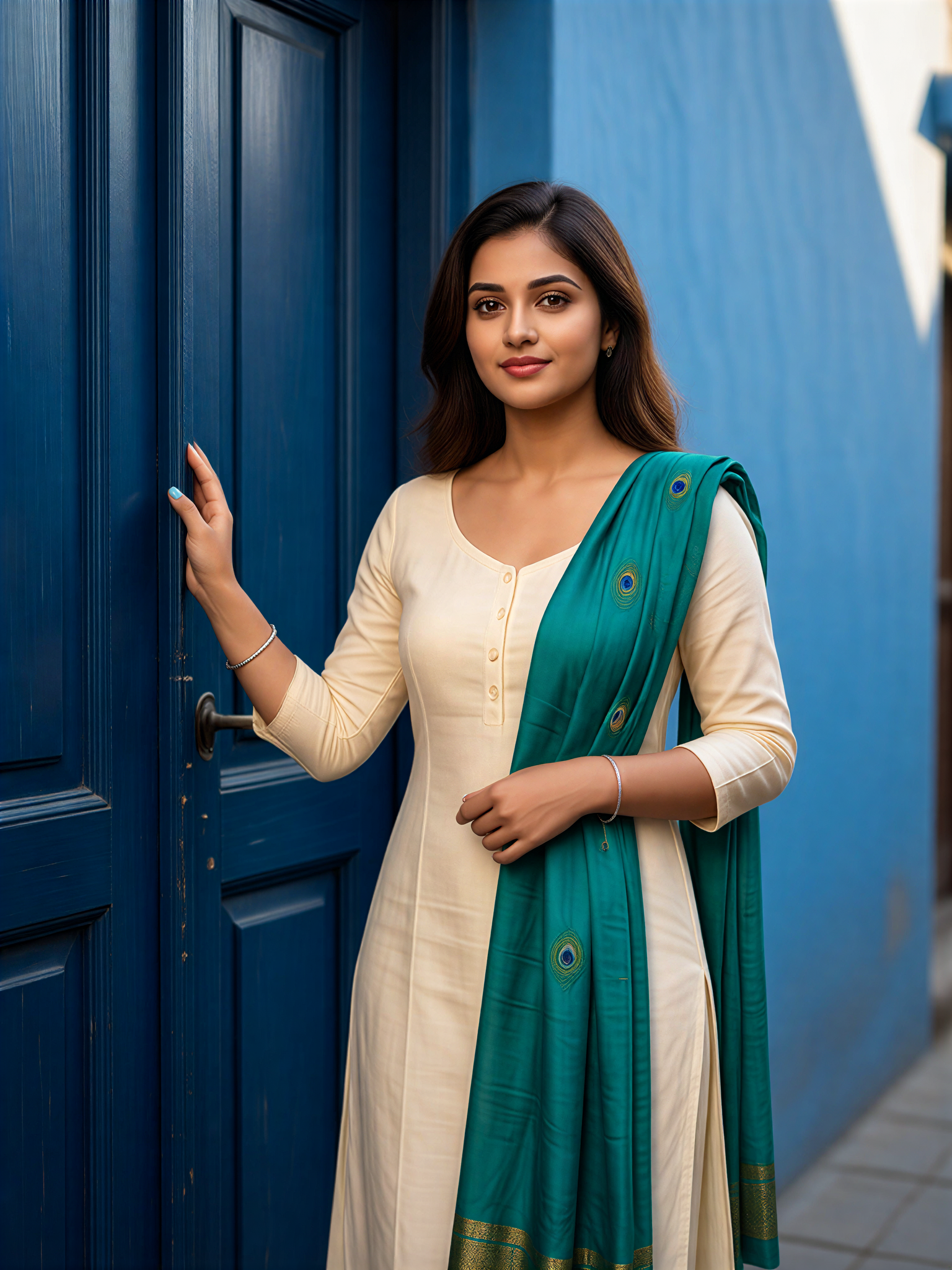 Blue Door Frame image
