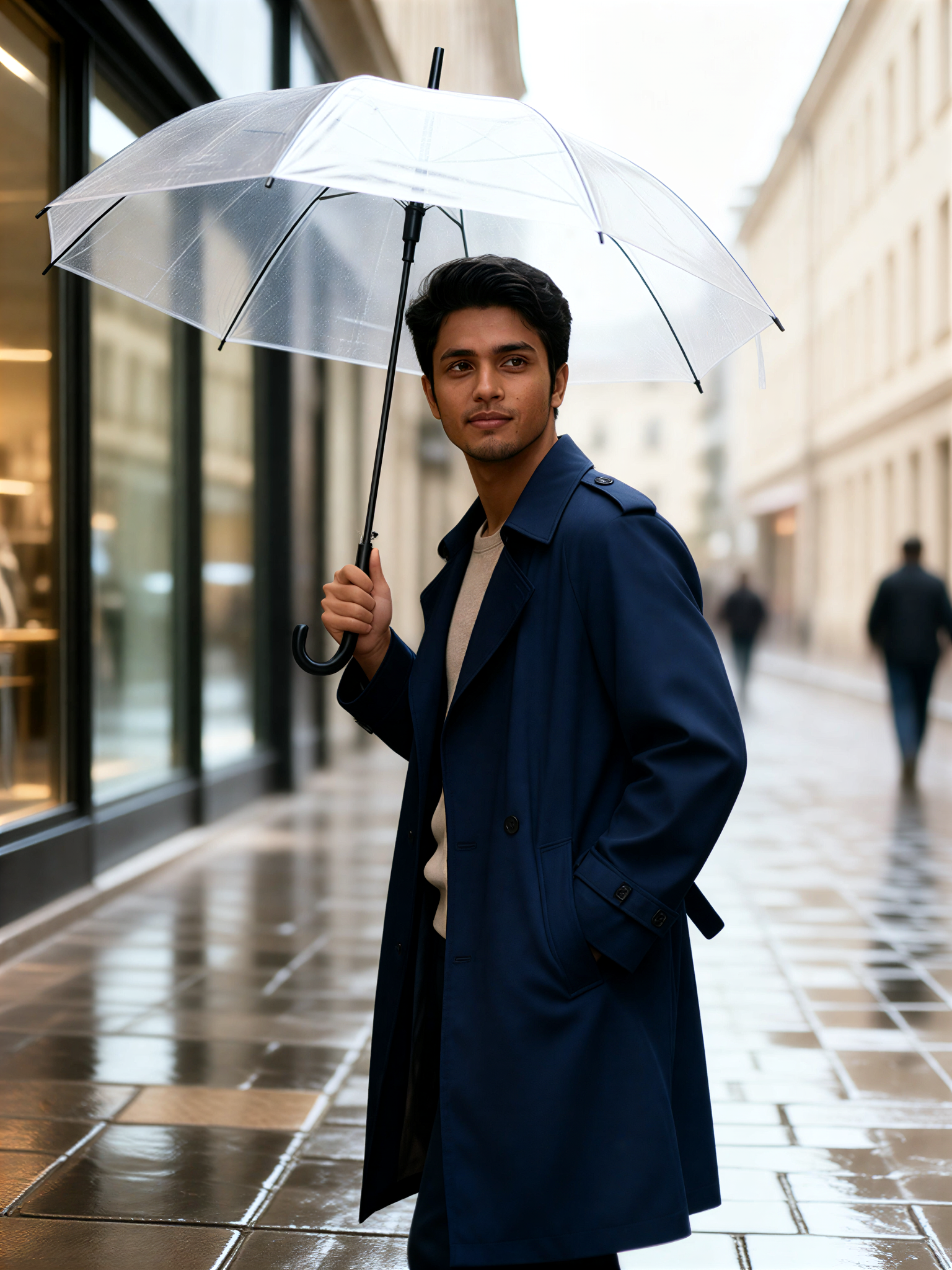 Clear Umbrella Stroll image