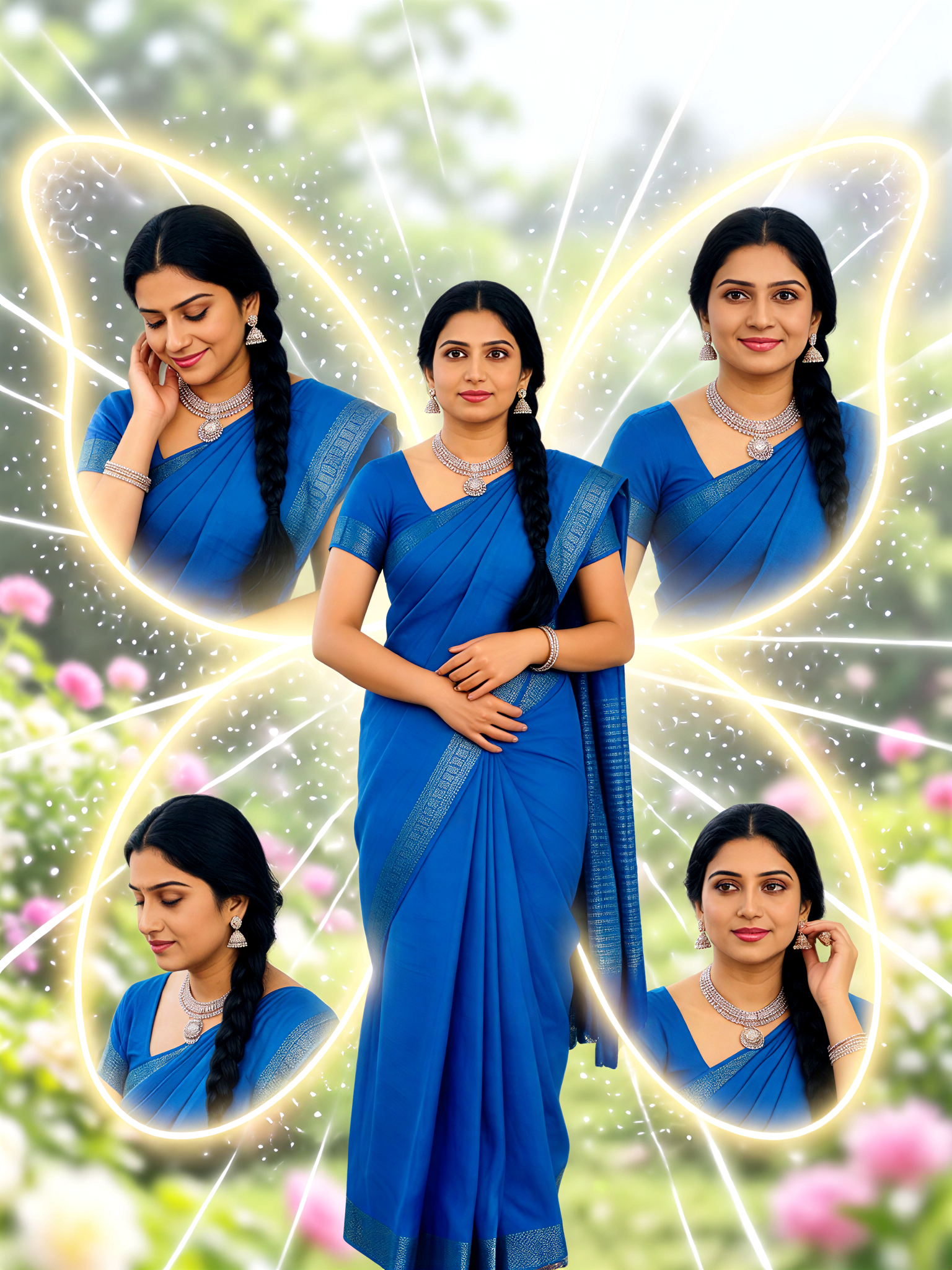 Saree Butterfly Flash Screen-19 image