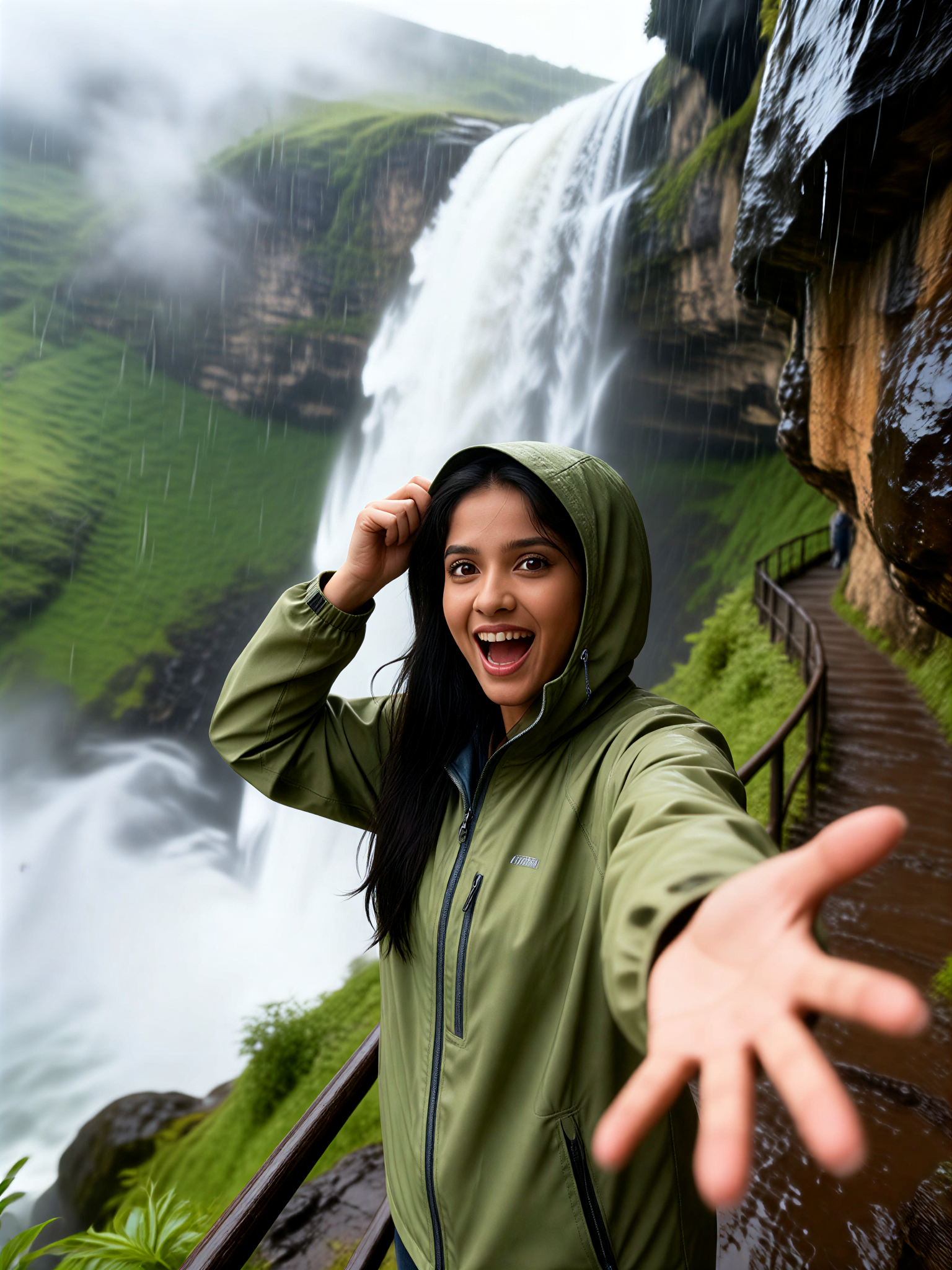 Raincoat Cliff Moment image