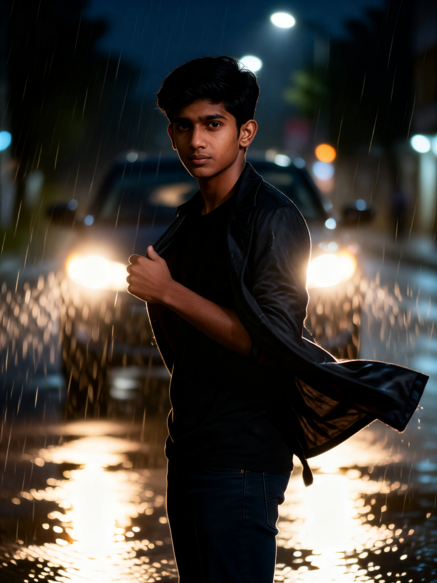 Rain Wind Cool Boy image