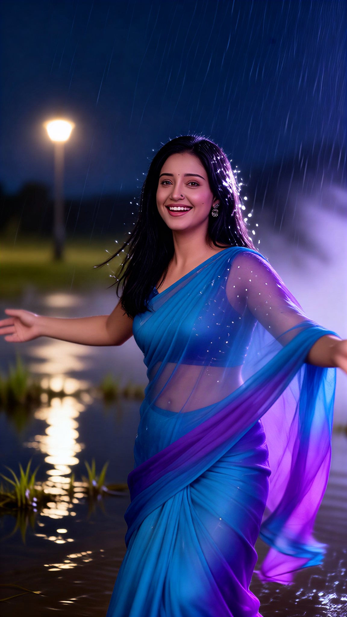 Monsoon Dance Saree image