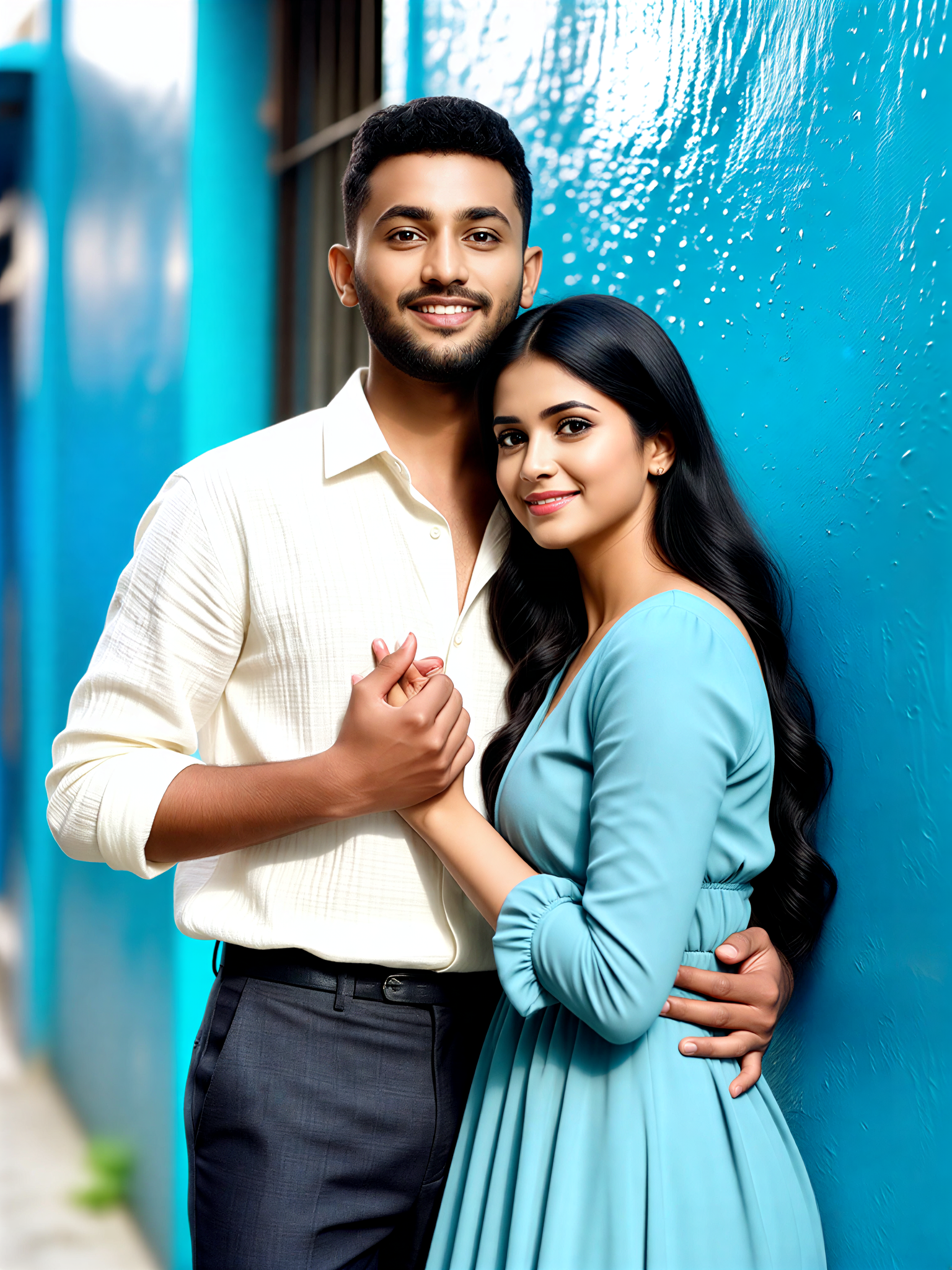 Blue Alley Embrace image