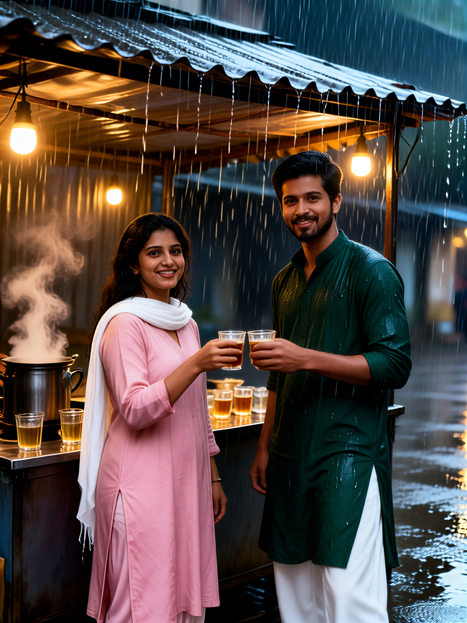 Chai Stall Rain Toast image