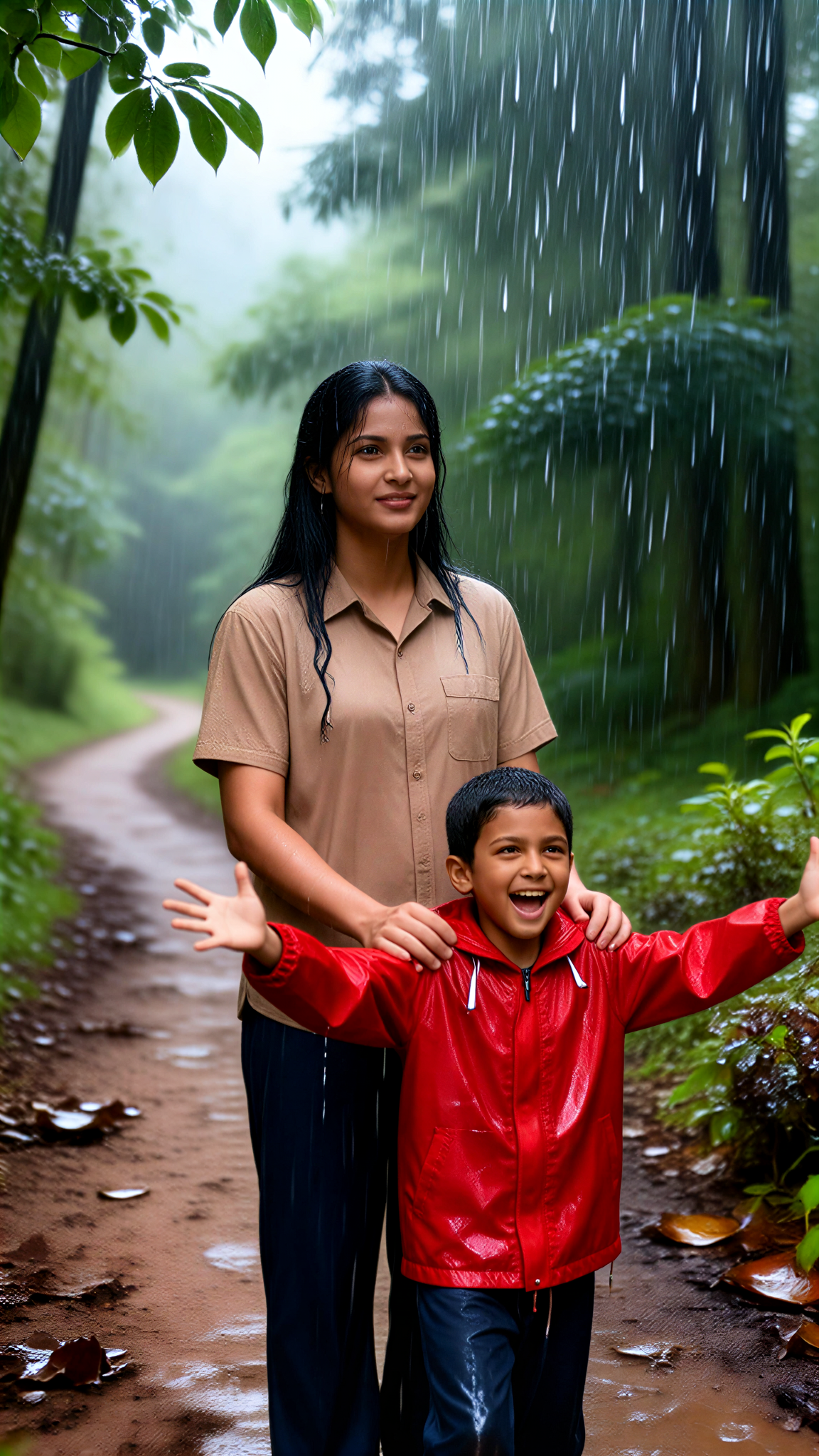 Forest Raincoat Cheer image