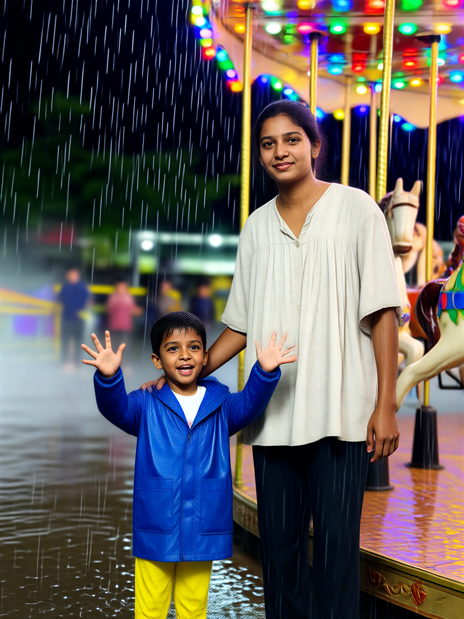 Carousel Rain Lights image
