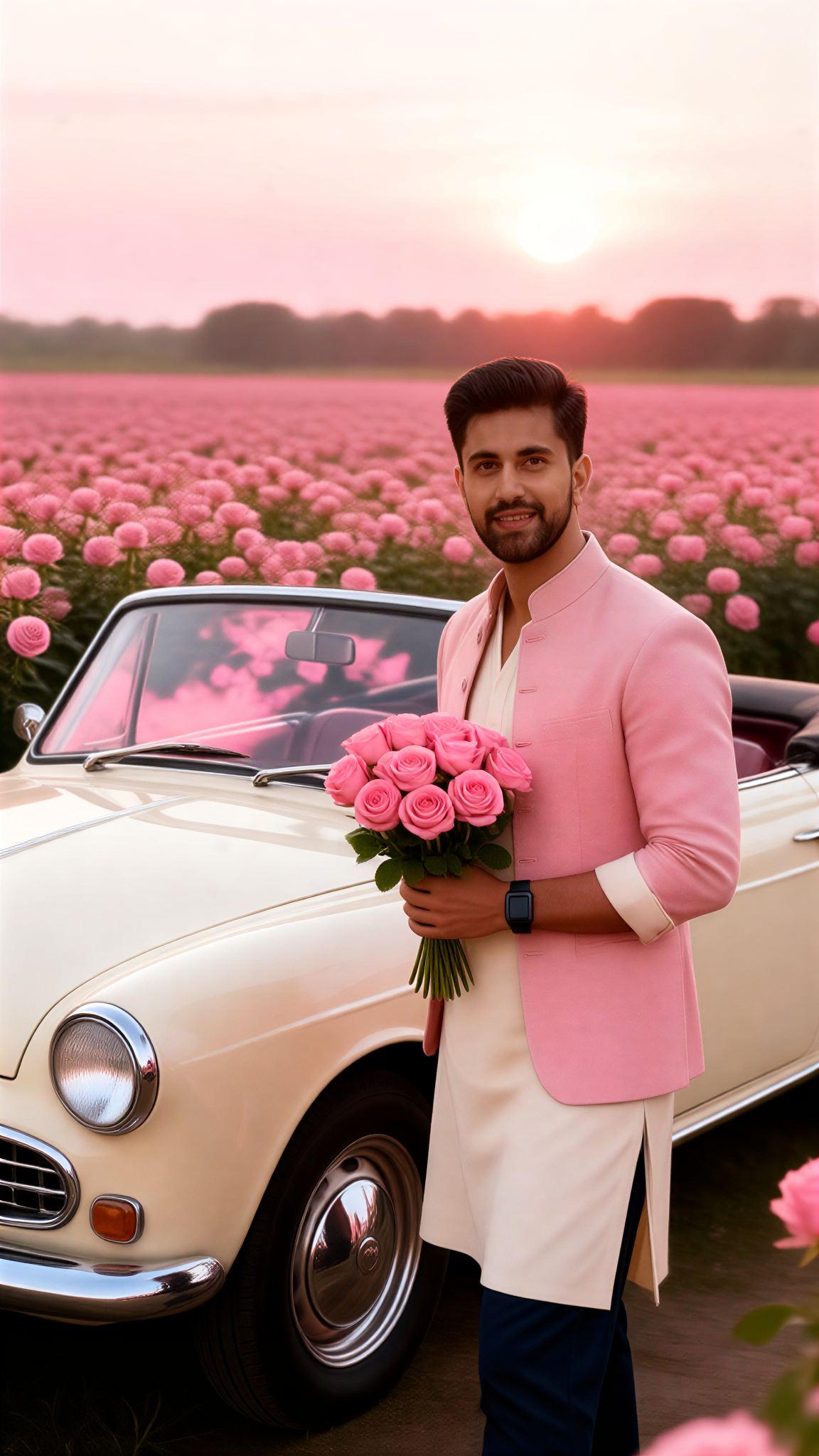 Rose Pink Full Car Gentleman image