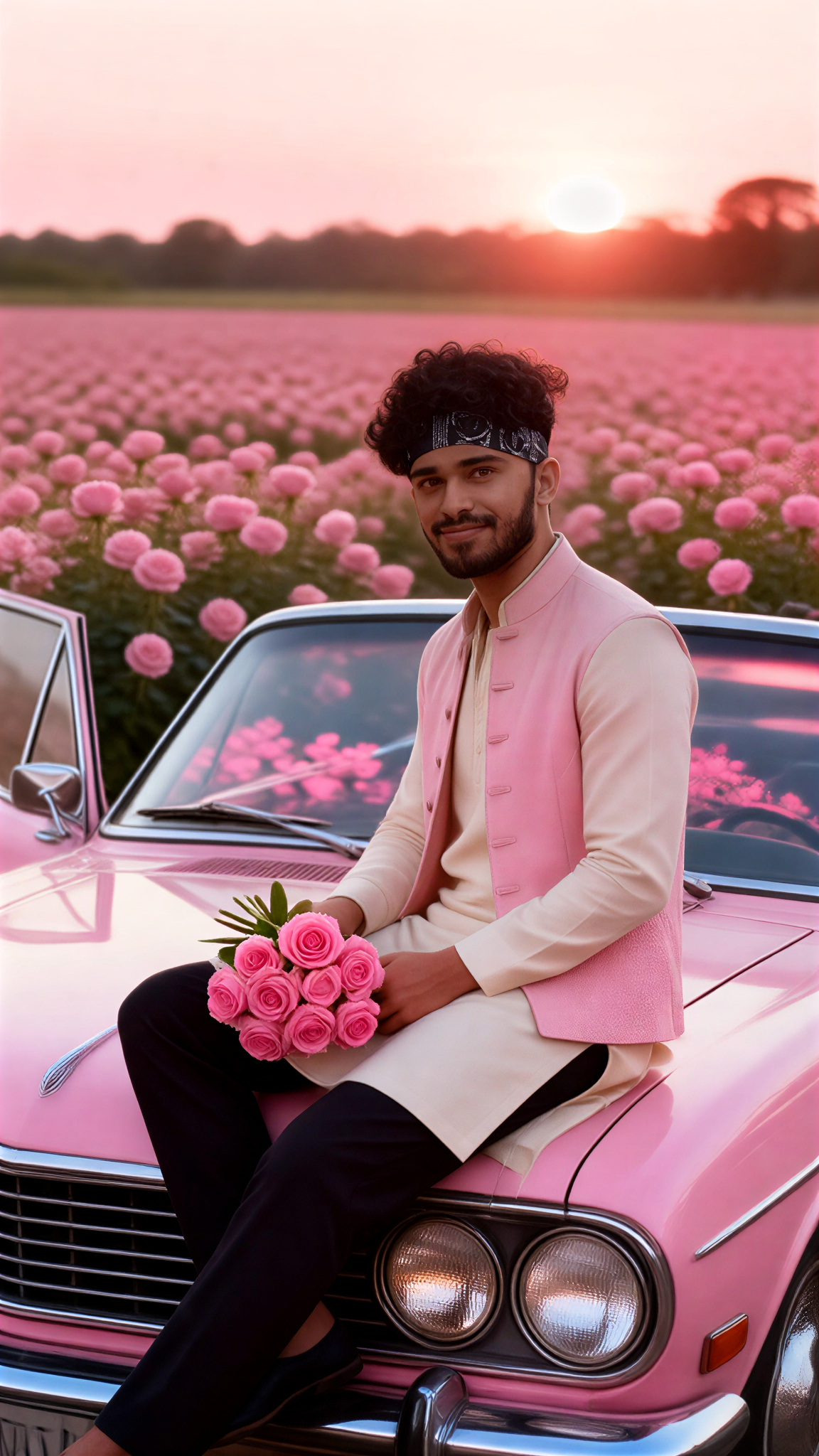 Pink Rose Hood Seat image
