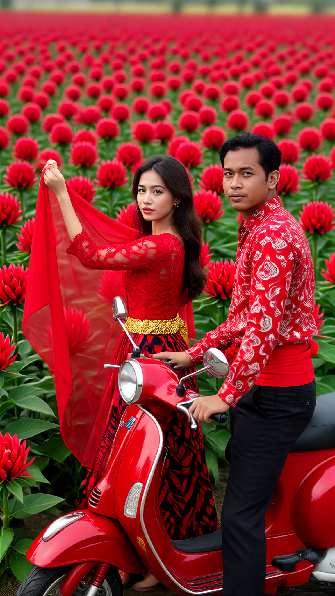 Crimson Same Color Couple image