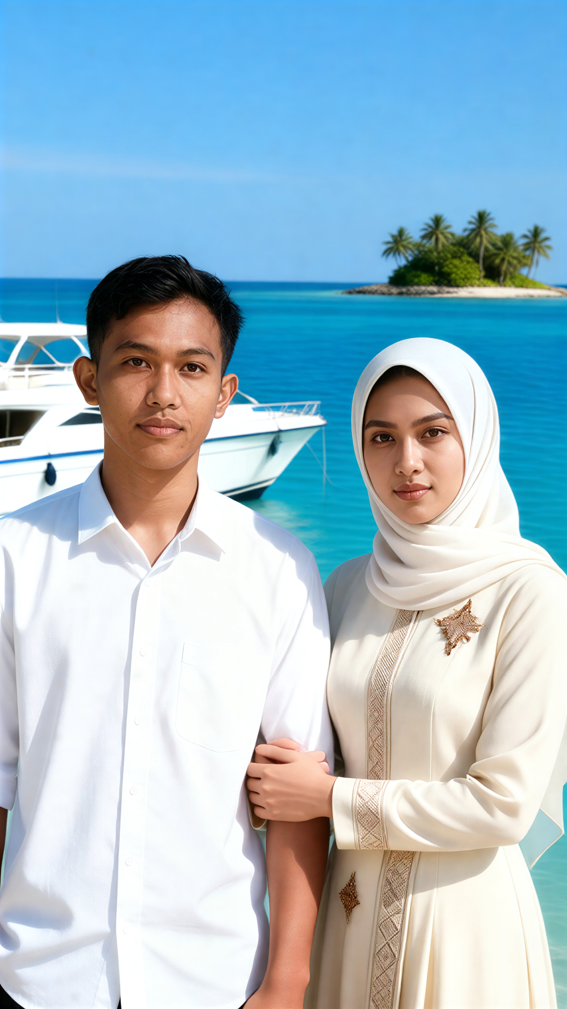 Blue Island Couple image