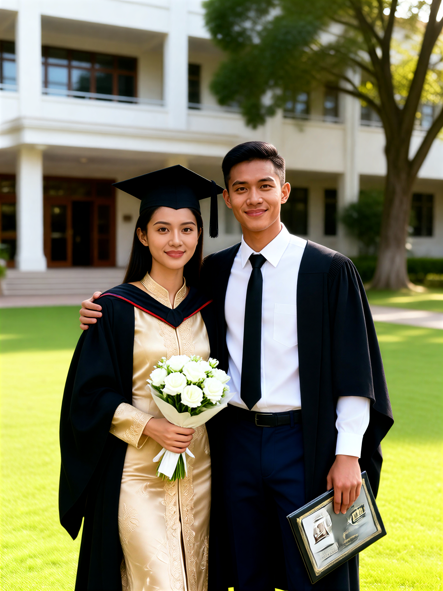 Campus Couple Graduate image
