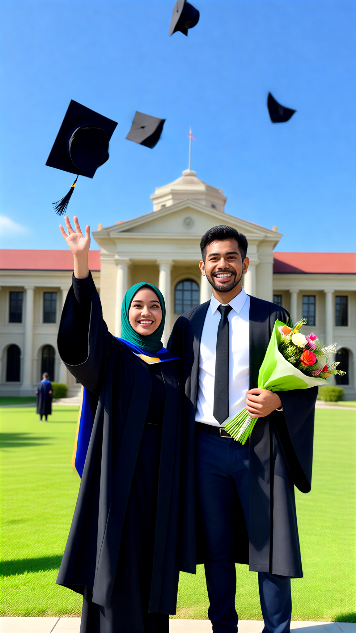 Couple Cap Toss image