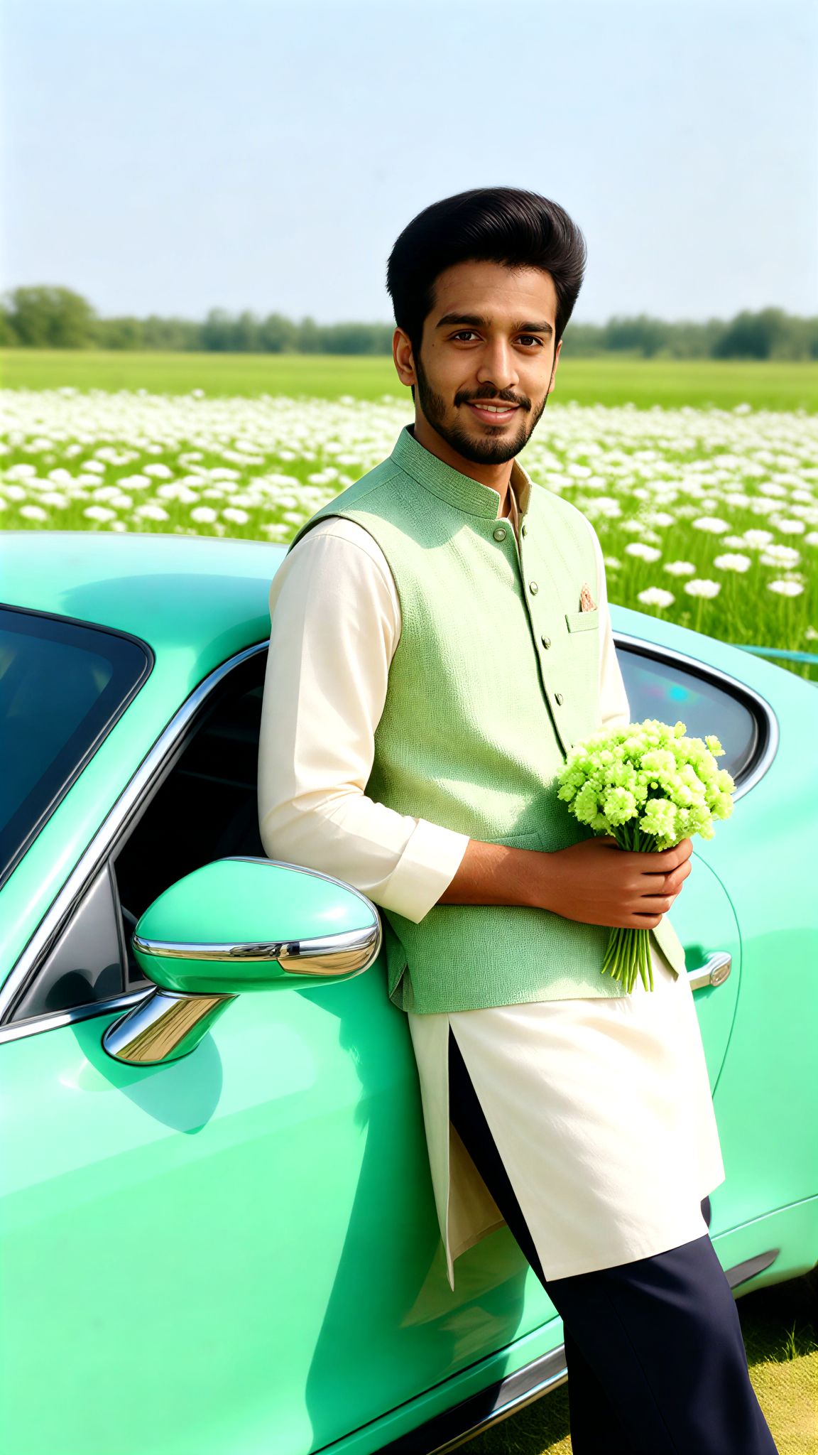 Green Free Wind Car Door Photo image