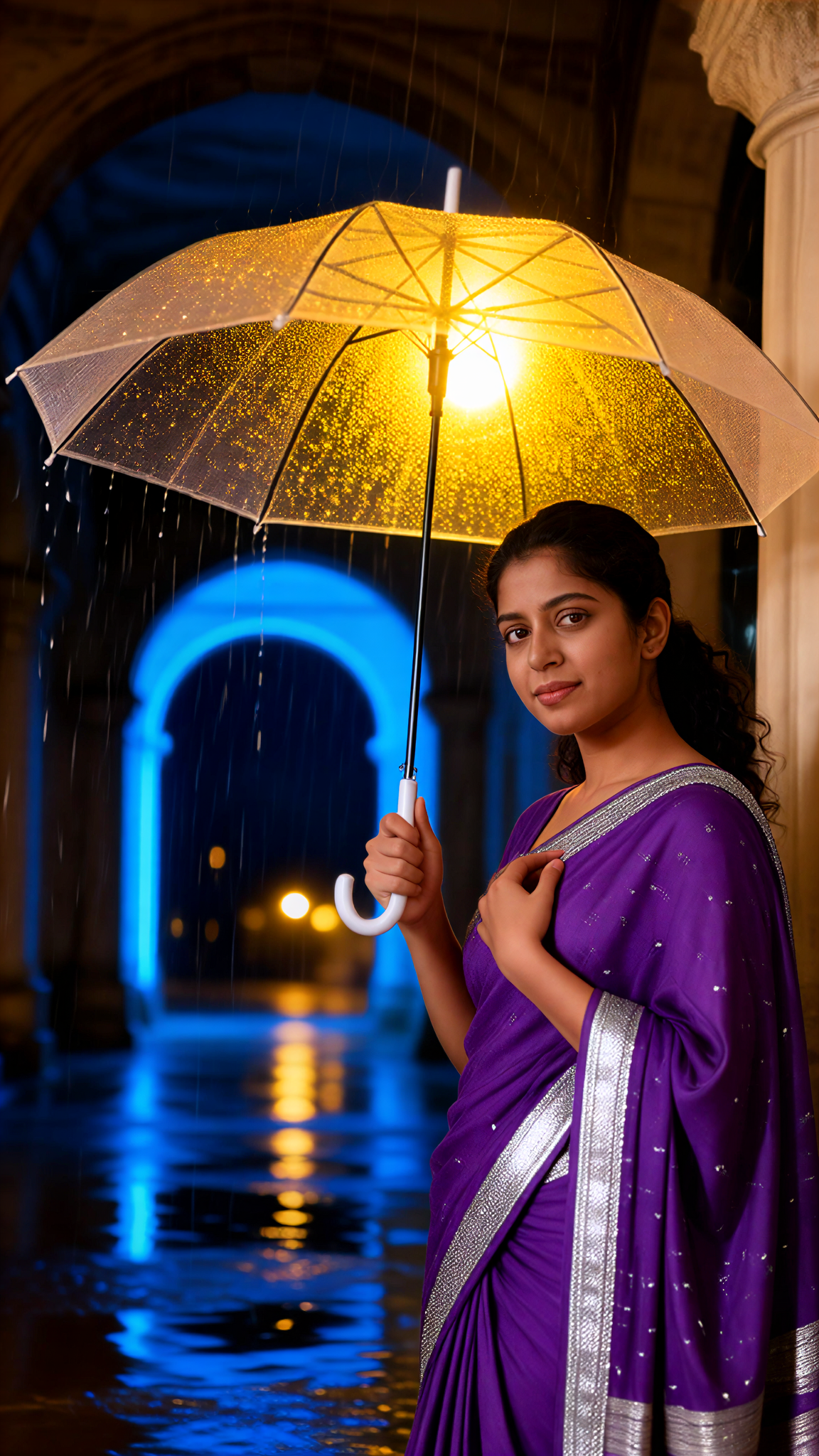 Violet Arcade Rain image