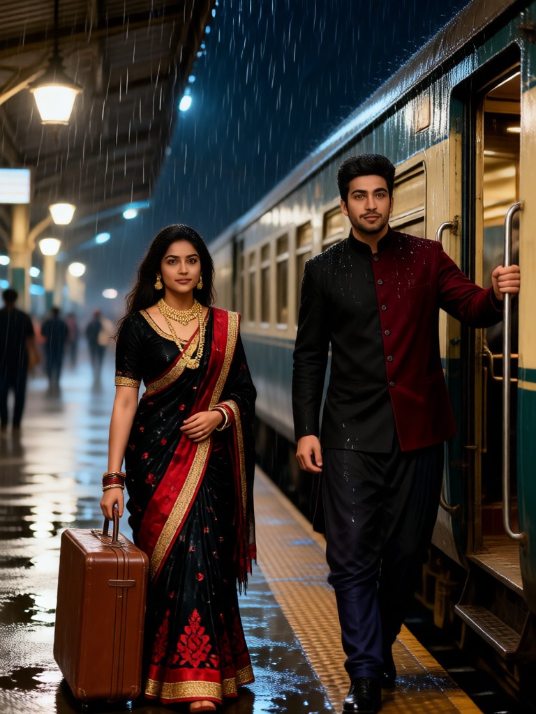 Rain Luggage Goodbye image